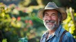 © Istamar - Smiling Farmer in a Garden