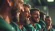 © Istamar - Laughing Men in Green Jerseys