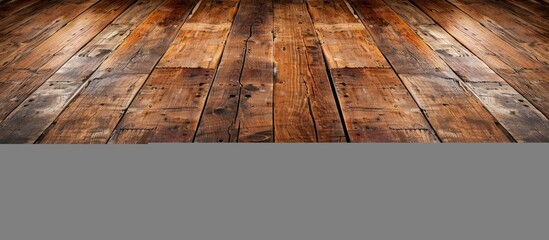 Sticker - Stock photos of a wooden floor background with ample copy space image for text