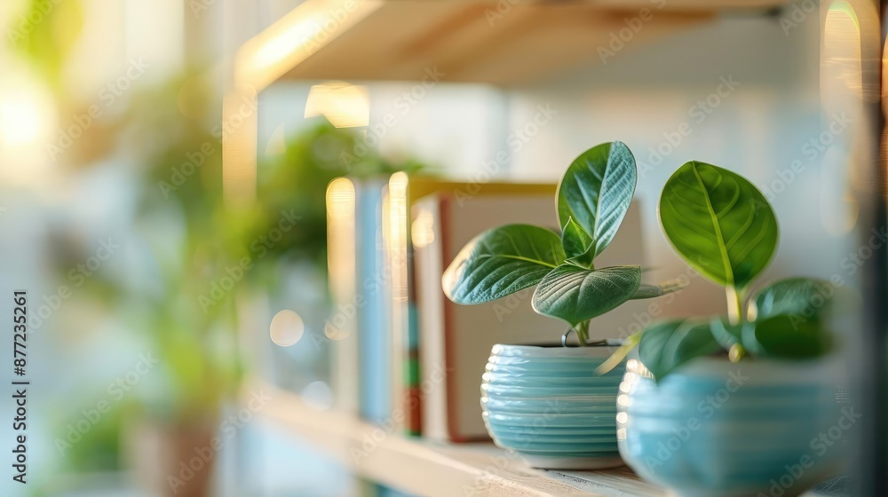 Classroom library with books on sustainability and green topics, green ...
