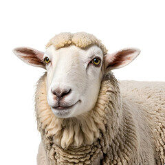 Sheep isolated on transparent background