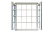 © Areerat - White open window isolated on transparent background.