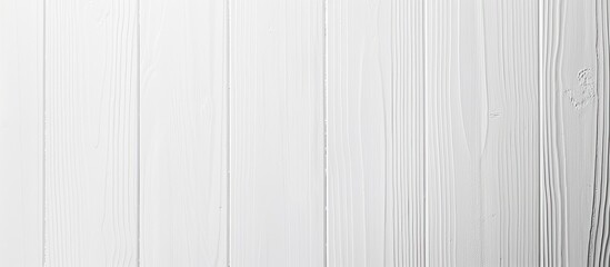 Fototapete - White lacquered boards with visible grain serve as a textured whiteboard background with copy space image from a bird s eye view