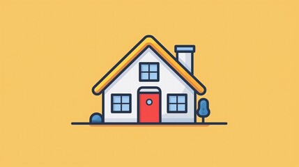 exterior house isolated icon vector illustration design