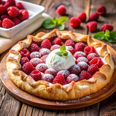 Wall Mural - tart with berries