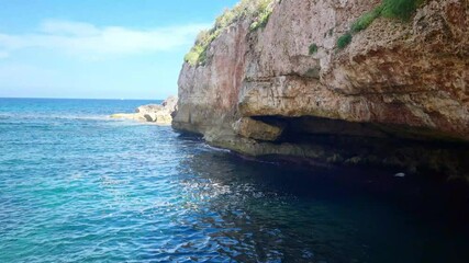 Sticker - Landscape in beach in Mallorca, Spain