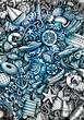 © balabolka - Cartoon vector doodles Marine background