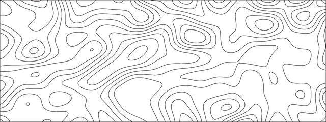 Aufkleber - Abstract Topographic Map Seamless Pattern. opographic map and landscape terrain texture grid. Geographic contour map and topographic contours map background. 