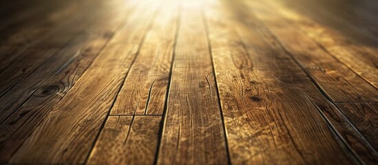 Sticker - Background with a wood pattern floor texture for a copy space image