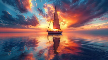 Sticker - Sailing into the Sunset