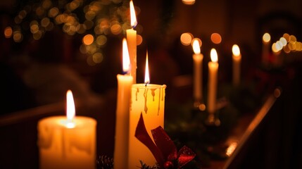  Attend a serene candlelight service on Christmas Eve, with carols, scripture readings, and a message of hope.