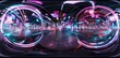 © Mark - Animated 360-degree full panorama digital image of futuristic computer surface environment studio 3D render illustration hdri hdr vr virtual reality