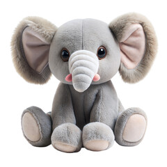 Sticker - elephant doll on a transparent background