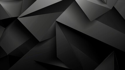 An abstract illustration with geometric graphic elements on a dark background