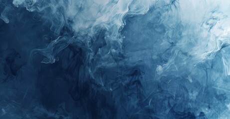 Wall Mural - For backgrounds, banners, and backgrounds with abstract watercolor paint, dark blue color grunge texture