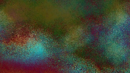Leinwandbilder - Seamless colorful abstract background with rough grain for loop playback. Dynamic gradient animation with grainy grains on abstract background