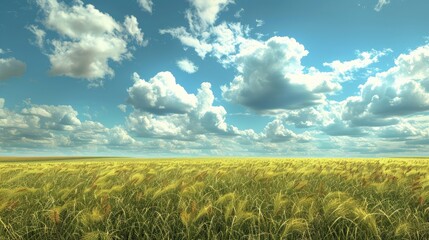 Poster - field of wheat