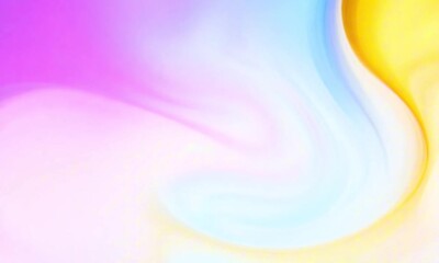 Wall Mural - fuzzy pink blue yellow background gradient