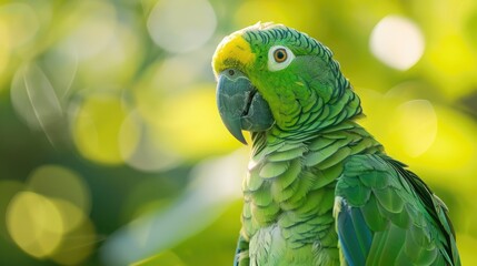 Canvas Print - close up of a parrot