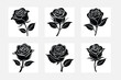 © Bappaditya Roy - set of roses vector