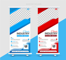 Business Conference Roll-up Banner Design