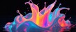 © ArtificialGen - abstract glow colorfull liquid background