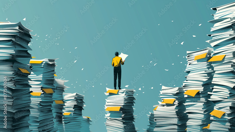 Documentation, paperwork, manual, paper records, digital documentation ...