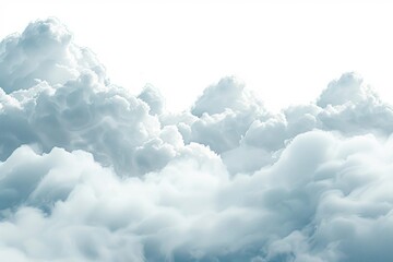 Wall Mural - a plane flying through a cloudy sky
