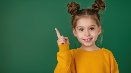 Wall Mural - The girl in yellow sweater