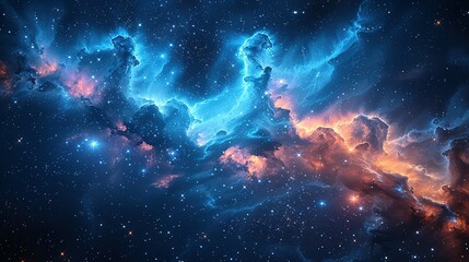 Wall Mural - Celestial Sonata: Harmonies of the Night Sky