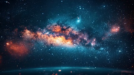 Wall Mural - Galactic Whispers: Midnight Chronicles