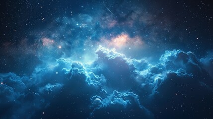 Wall Mural - Galactic Whispers: Midnight Chronicles