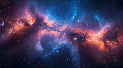 Wall Mural - Nebula Melodies: Symphony of Starlight
