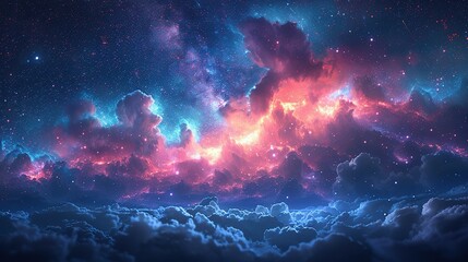 Wall Mural - Cosmic Serenade: Discovering the Universe