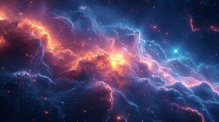 Wall Mural - Cosmic Serenade: Discovering the Universe
