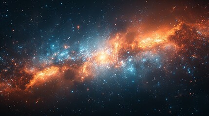 Wall Mural - Luminous Cosmos: Nightscape Revelations