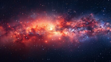Wall Mural - Luminous Cosmos: Nightscape Revelations