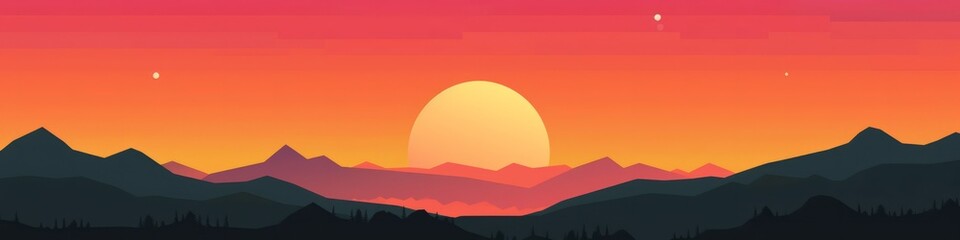 Minimal banner for website