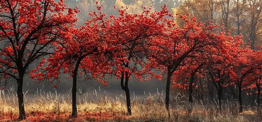 Poster - Autumnal Trees