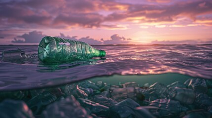 the plastic bottle pollution