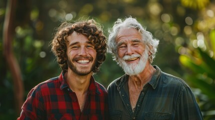 Sticker - The Father and Son Portrait