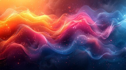 Wall Mural - Abstract backgrounds with vibrant colors and dynamic shapes create visually striking and imaginative scenes perfect for adding a touch of creativity and uniqueness to any project Background