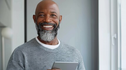 Poster - The smiling older man