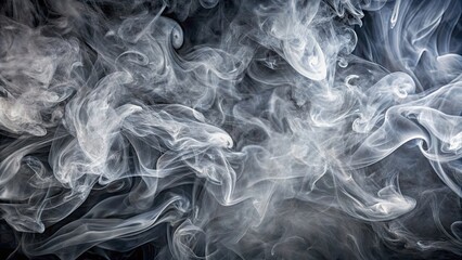 Poster - Abstract smoke background in shades of grey, perfect for adding a dramatic touch to any design project, smoke, abstract, background