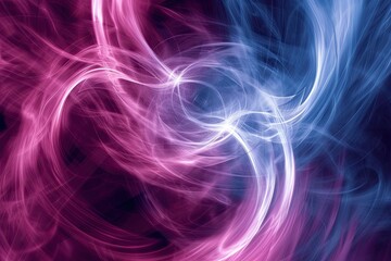 Fototapete - a spiral shaped object in the middle of a galaxy, magnetic field background with swirling lines of force