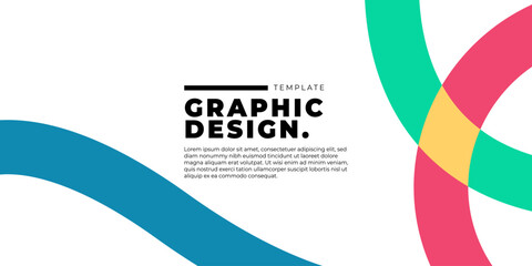 flat design geometric shapes background vector, Dynamic shapes composition