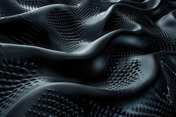 Wall Mural - 3d background abstract, technology, black color