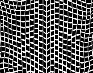 Poster - black white geometric background