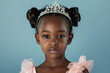 © Agata25 - Black 8 yrs old Girl in Tiara, studio Portrait