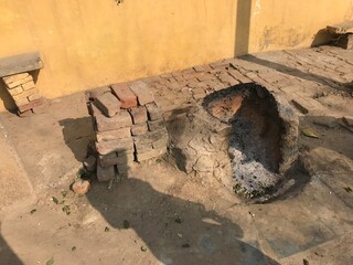 ruins of an old building